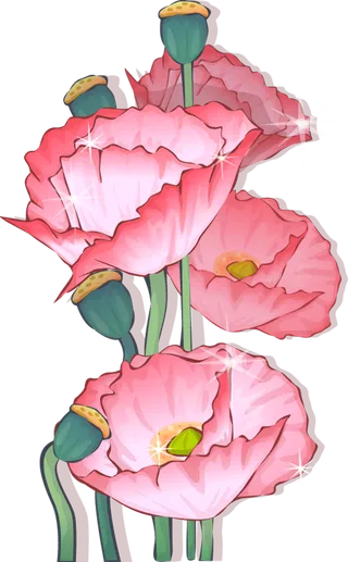 夏季荷花莲花植物免抠 