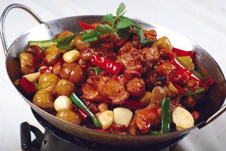 0911CC-165干锅板粟鸡     麻辣干香