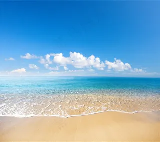 美丽的海滩景色大图