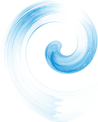 旋转蓝色线条科技kv主视觉素材