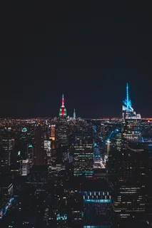 璀璨的城市夜景图片 璀璨的城市夜景图片