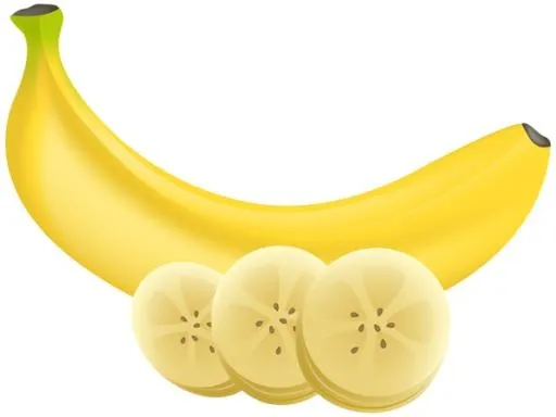香蕉片PNG图片免抠(600x451)