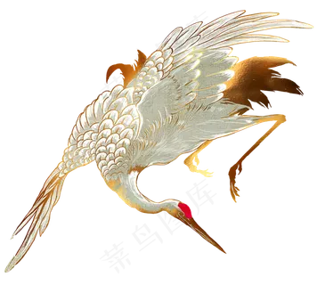 仙鹤|古风|唯美|鹤|国潮|素材