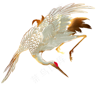 仙鹤|古风|唯美|鹤|国潮|素材