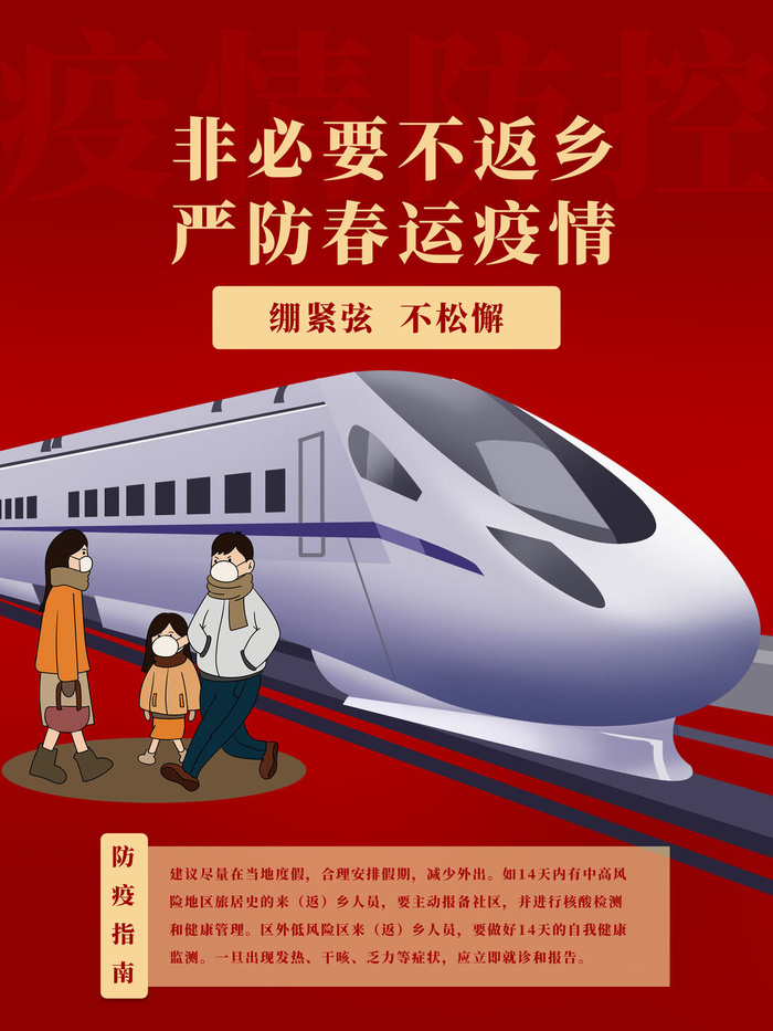 春节冬季肺炎疫情防控指南宣传海报插画展板PSD设计素材模板psd模版下载