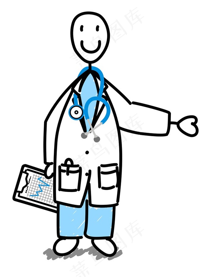 绘画塑造的医生人物