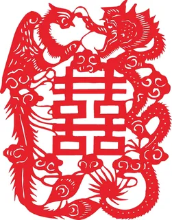 红色喜庆简约风春节窗花剪纸邮票吉祥如意恭喜发财龙凤呈祥双喜矢量图 红色喜庆简约风春节窗花剪纸邮票吉祥如意恭喜发财龙凤呈祥双喜矢量图