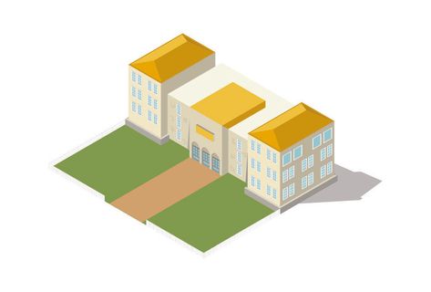 分析图素材图标集合景观建筑立面插画场景AI矢量图形设计