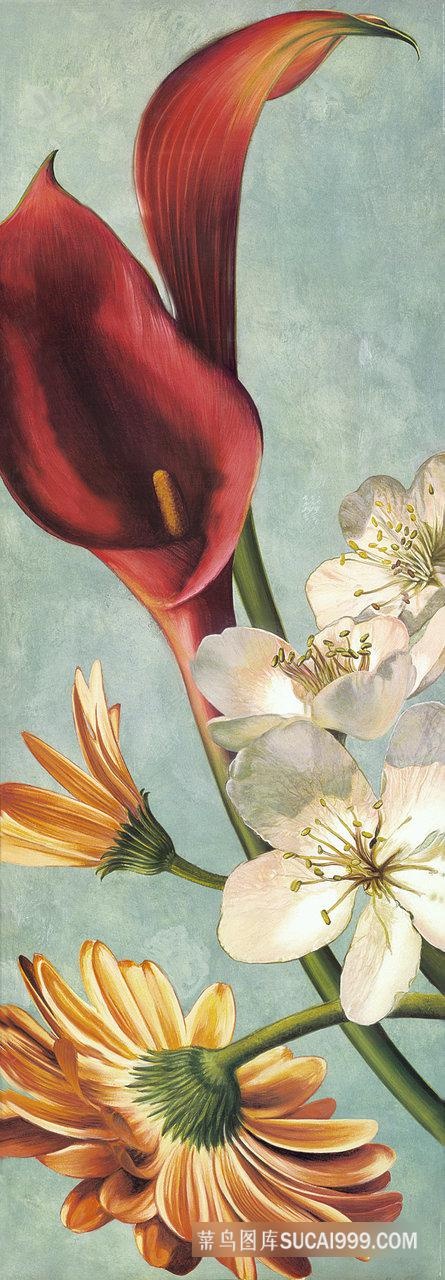 唯美花卉花朵油画