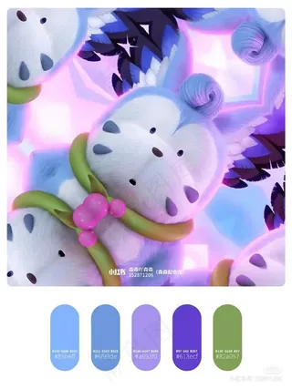 高质量插画配色色卡