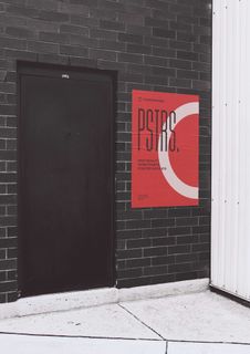 高端户外海报样机