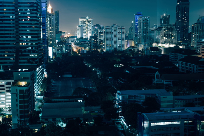 高清唯美城市夜景风景