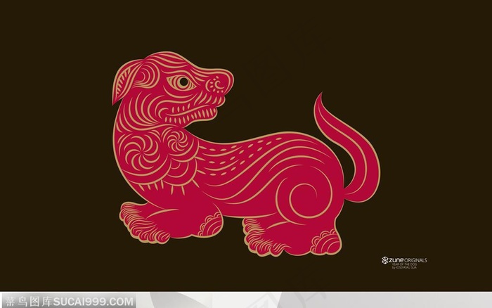 中国十二生肖-狗