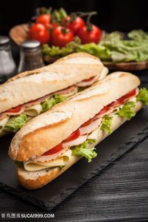 三明治美食高清图片