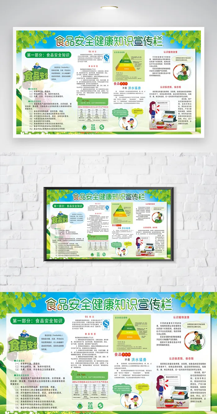 创意食品安全宣传图片
