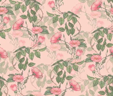 花卉唯美手绘花朵面料纹理手机壳布料面料印花服装矢量图案素材