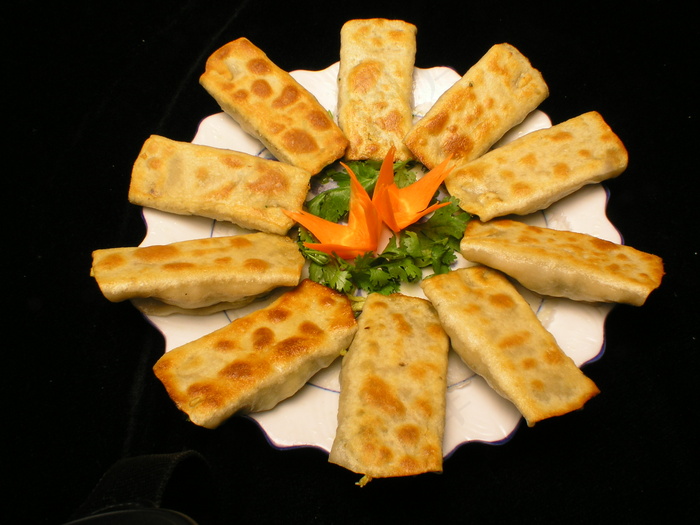 素馅锅贴主食|小吃