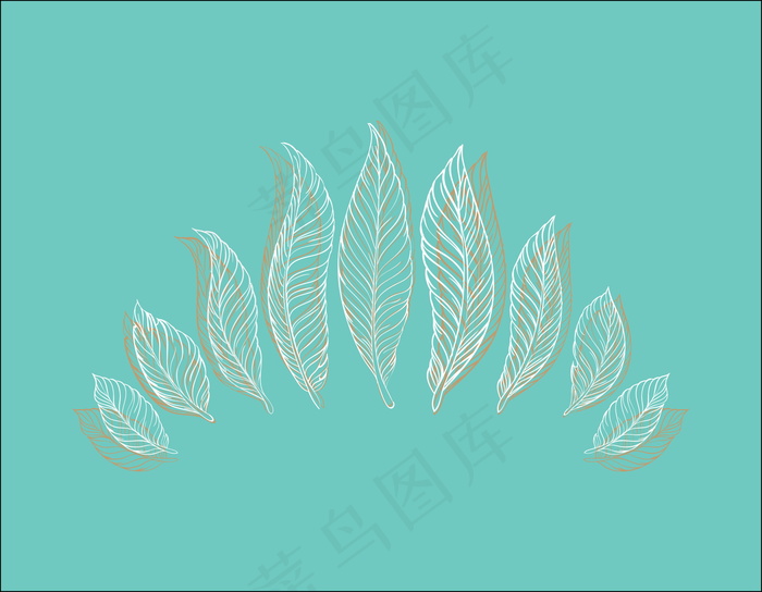 蓝绿色背景图片