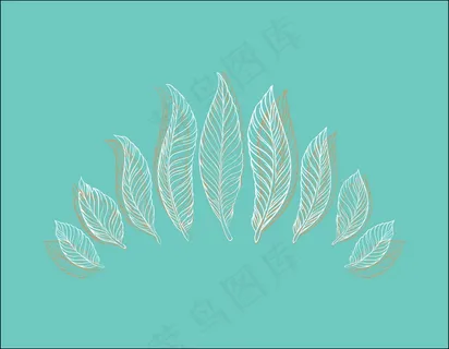 蓝绿色背景图片