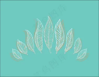 蓝绿色背景图片