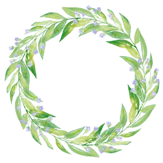 唯美森系手绘水彩花朵 免抠