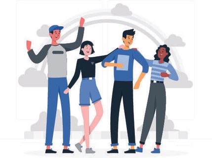 扁平化人物场景办公互联网等距ai矢量设计网页海报UI素材插画