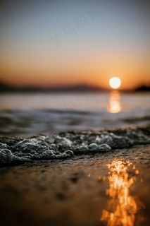 非主流夕阳风景图片