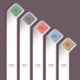 免抠创意数字标签