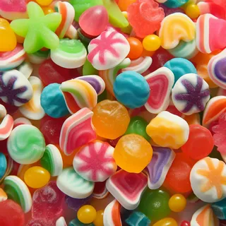 美味糖果五彩软糖甜点摄影图