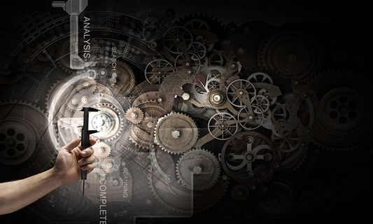 创意金属齿轮科技高清图片