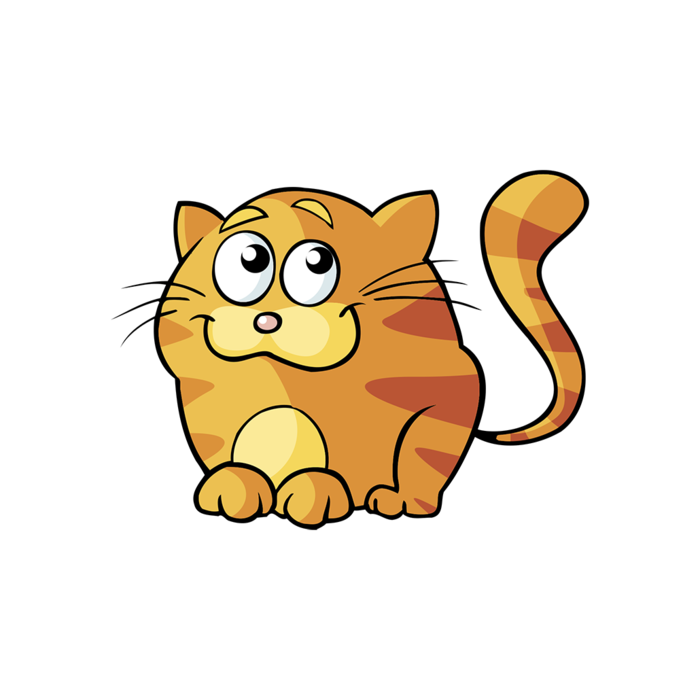橘色猫咪卡通