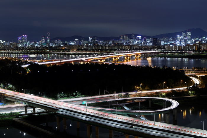 高清唯美城市夜景街景