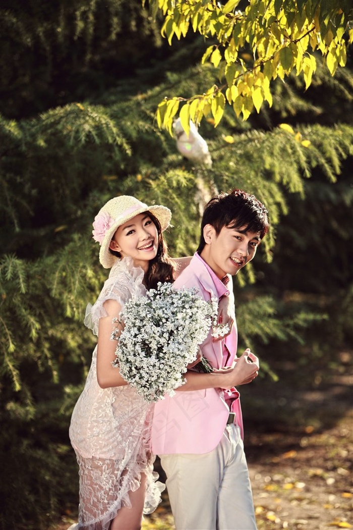 唯美恋人浪漫外拍摄影图