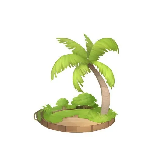 椰树棕榈树免抠(2048x2048)