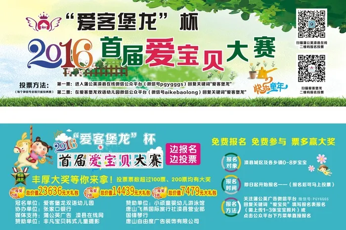 非凡宝贝大赛爱宝贝大赛活动卡片2个名片大小cdr矢量模版下载