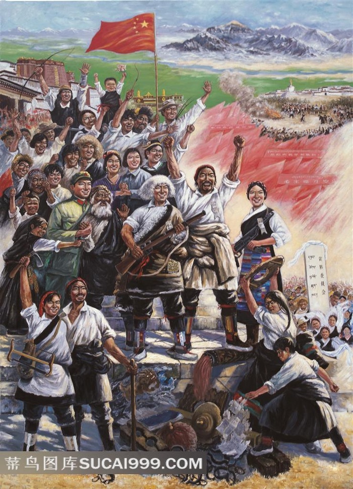 怀旧年画艺术图片