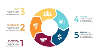 数据图表统计图形分析分类商务会议办公图标PSD模板素材