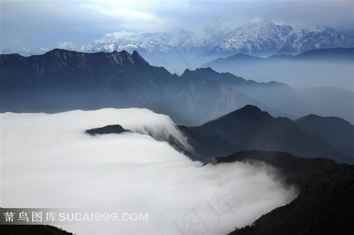四川牛背山唯美风景图片