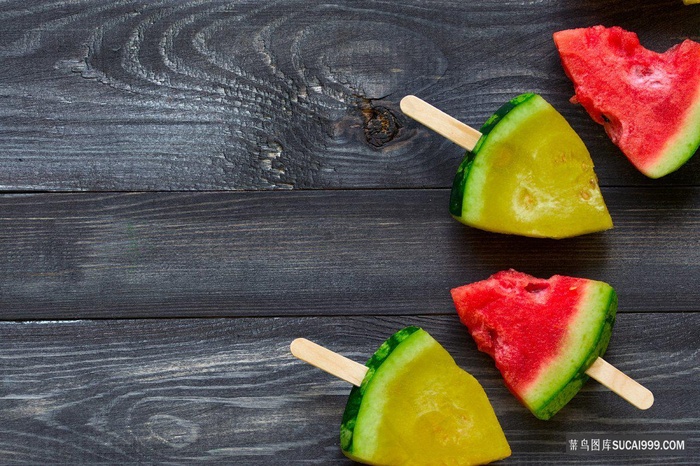木纹西瓜背景图片