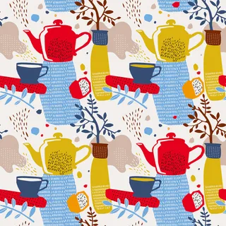 花卉唯美手绘花朵面料纹理手机壳布料面料印花服装矢量图案素材