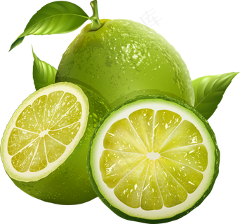柠檬透明素材