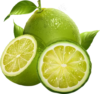 柠檬透明素材
