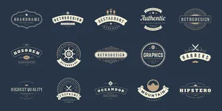 设计勋章标志素材