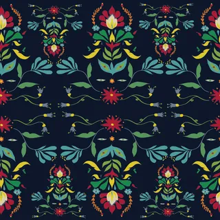 花卉唯美手绘花朵面料纹理手机壳布料面料印花服装矢量图案素材