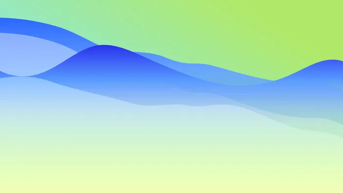 极简剪纸波浪弥散光渐变背景图