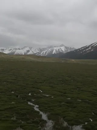 雪山草地沼泽