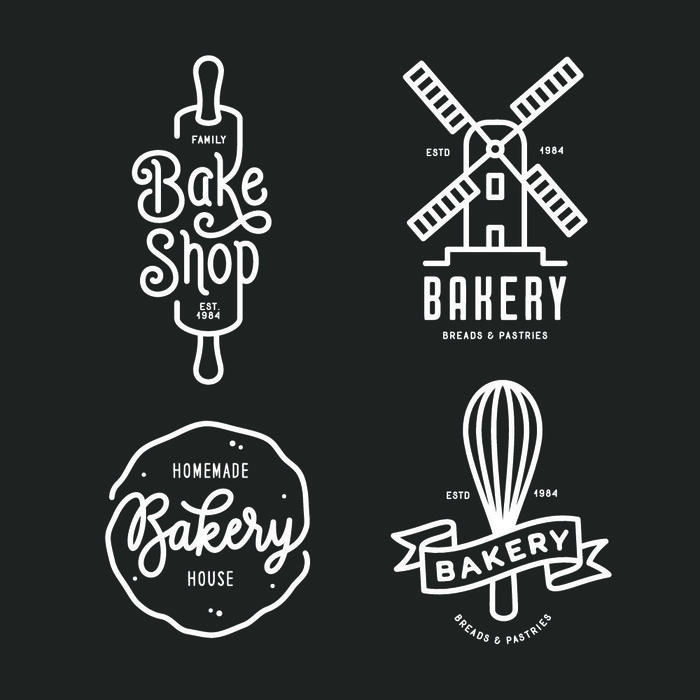 手绘Logo标志素材