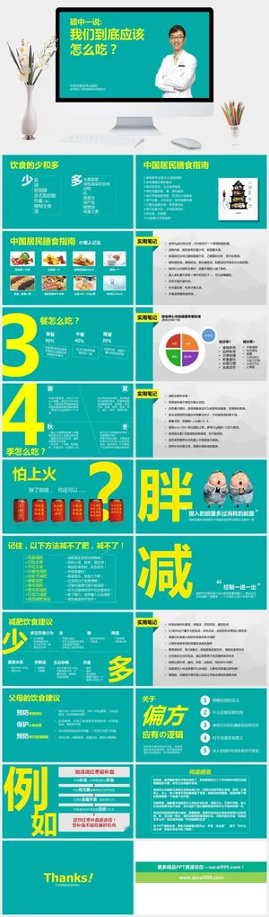 《我们到底应该怎么吃》健康饮食读书笔记PPT预览图