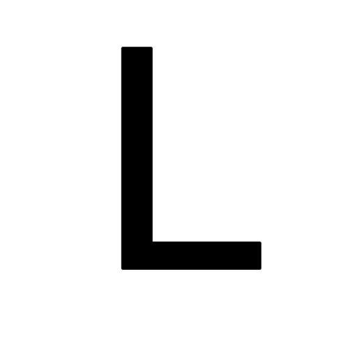 字母L PNG免抠(1500x1500)