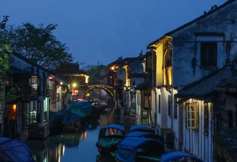 苏州周庄古镇之夜色 苏州周庄古镇之夜色